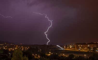 Electrical risks after lightning strike